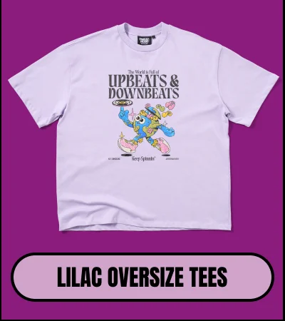 Lilac oversized tees