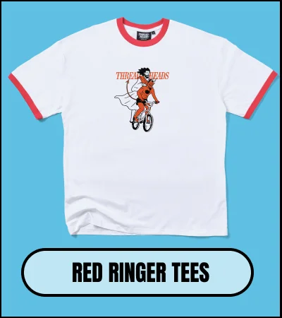 Red ringer tees