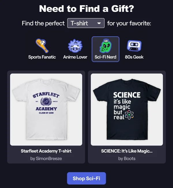 Shop Sci-Fi