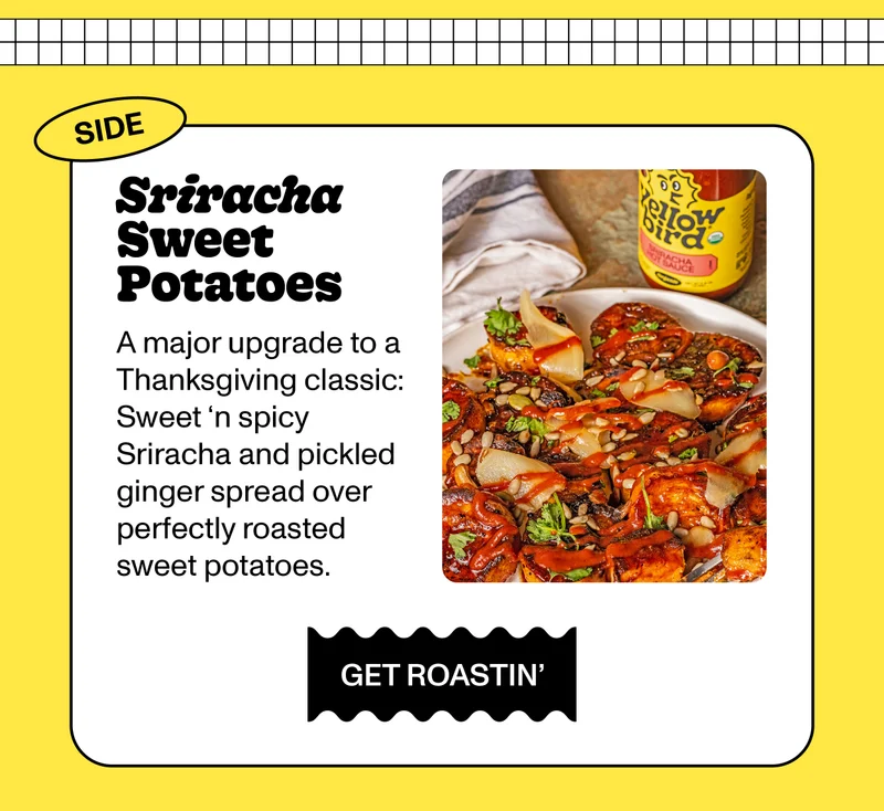 Sriracha Sweet Potatoes