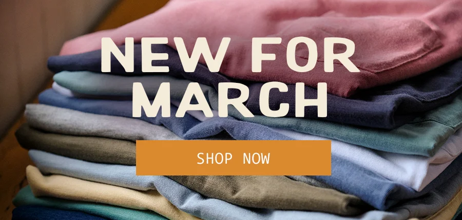 New for march
