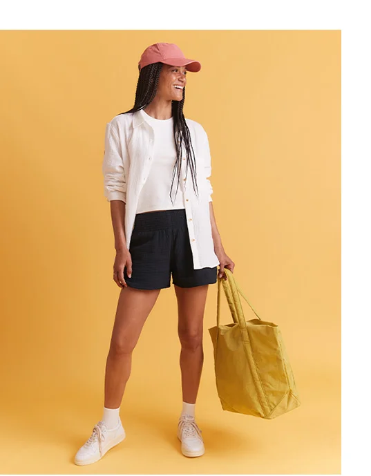 Abbey Double Cloth Button Down