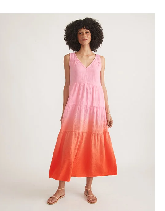 Corinne Double Cloth Maxi Dress