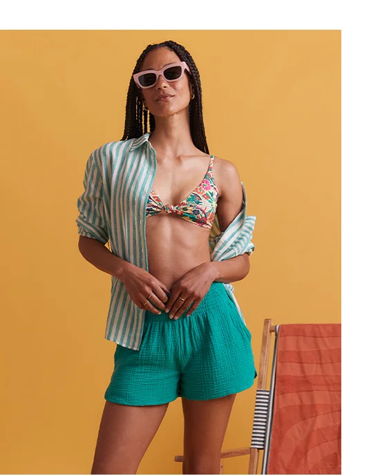 Cali Double Cloth Short