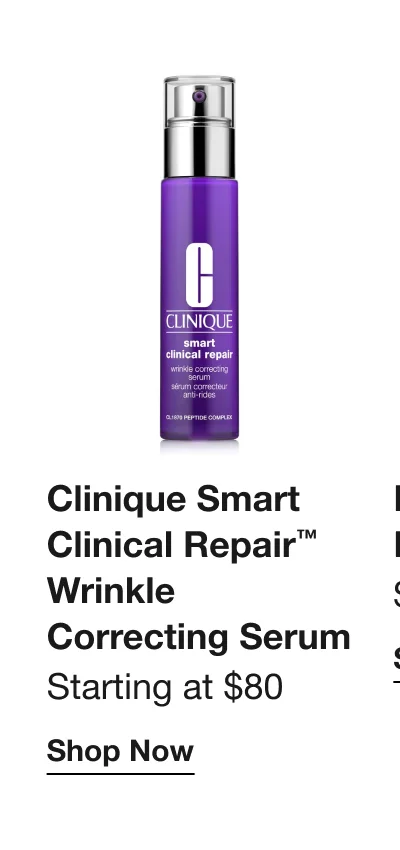 Clinique Smart Clinical Repair TM Wrinkle Correcting Serum Starting at $80 Shop Now