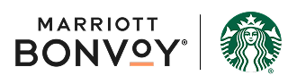 Marriott Bonvoy and Starbucks logos.