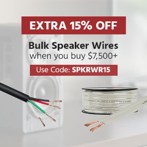 Speaker Wires 15% OFF $7,500+