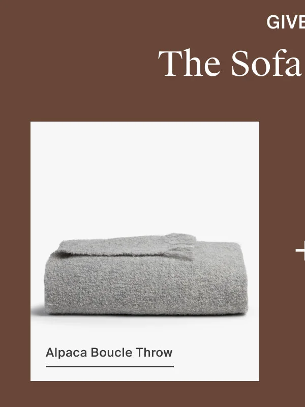 Alpaca Boucle Throw