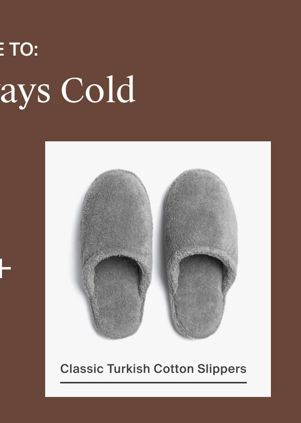 Classic Turkish Cotton Slippers
