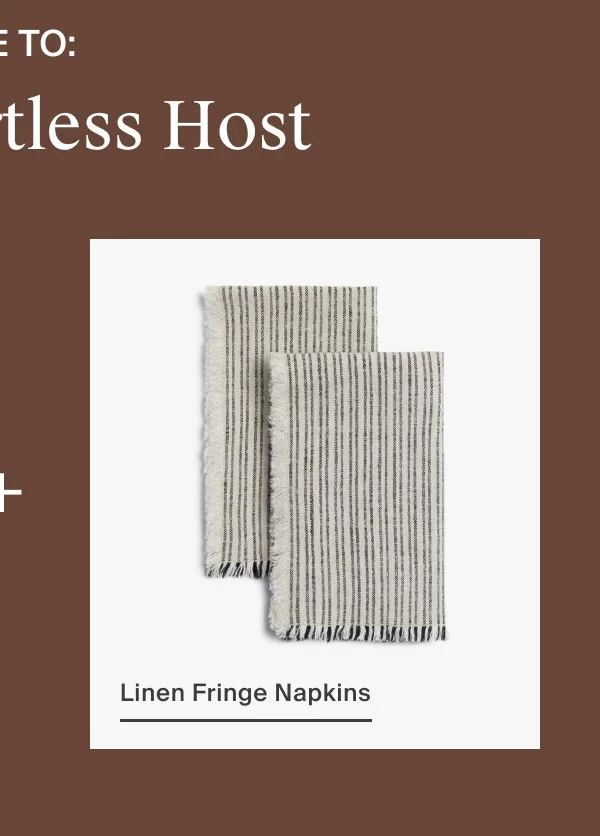 Linen Fringe Napkins