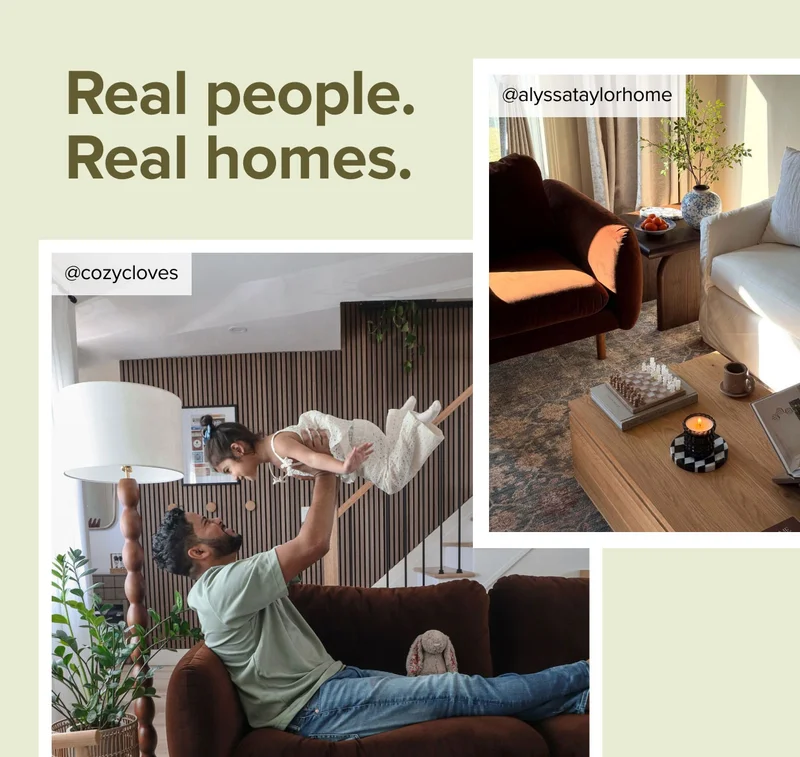 Real people, real homes.