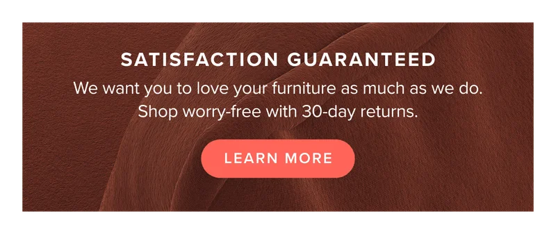 Satisfaction guaranteed: learn more.