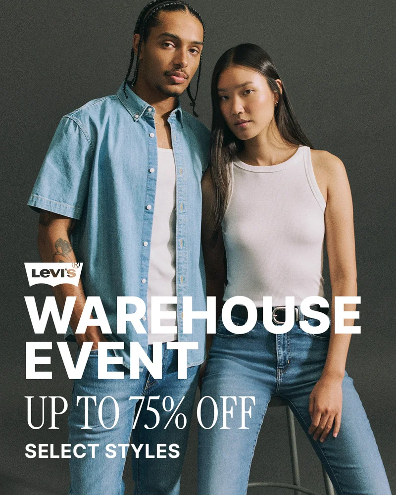 UP TO 75% OFF SELECT STYLES
