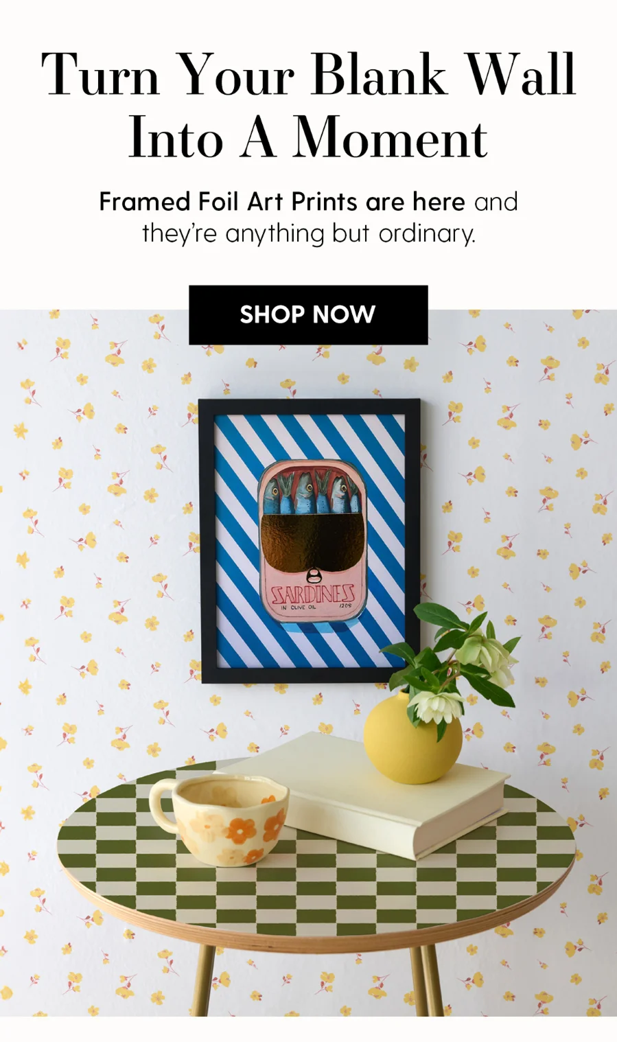 Wild Tulip By William Morris - Limited Edition Foil Art Print