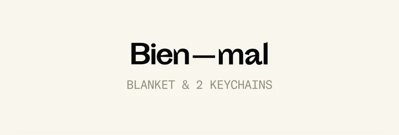 Win a Blanket & 2 Keychains from Bien Mal