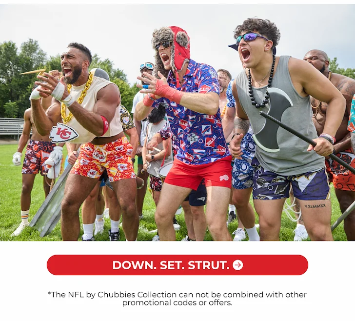DOWN. SET. STRUT.