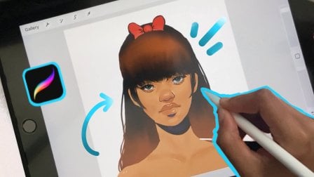 Digital Painting: How to Color Hair in Procreate Using Clipping Mask