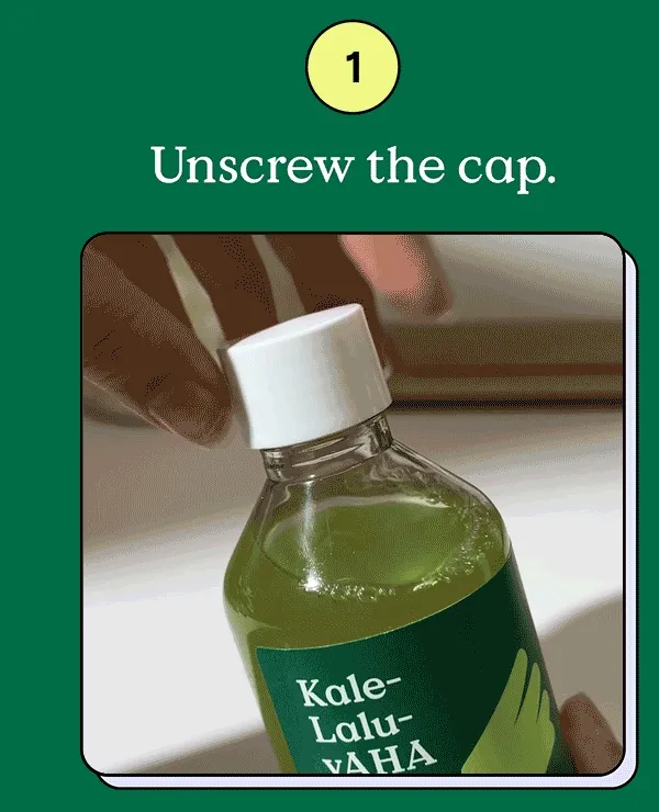 1) Unscrew the cap.