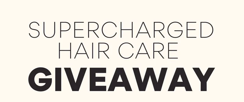 Supercharged Hair Care Giveaway. Enter for a chance to win prizes over $750. Giveaway ends 6/5.