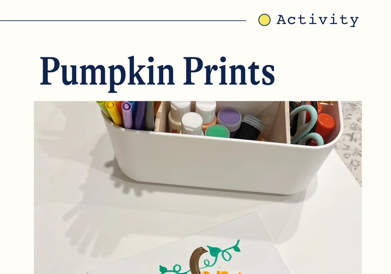 Activity: Pumpkin Prints
