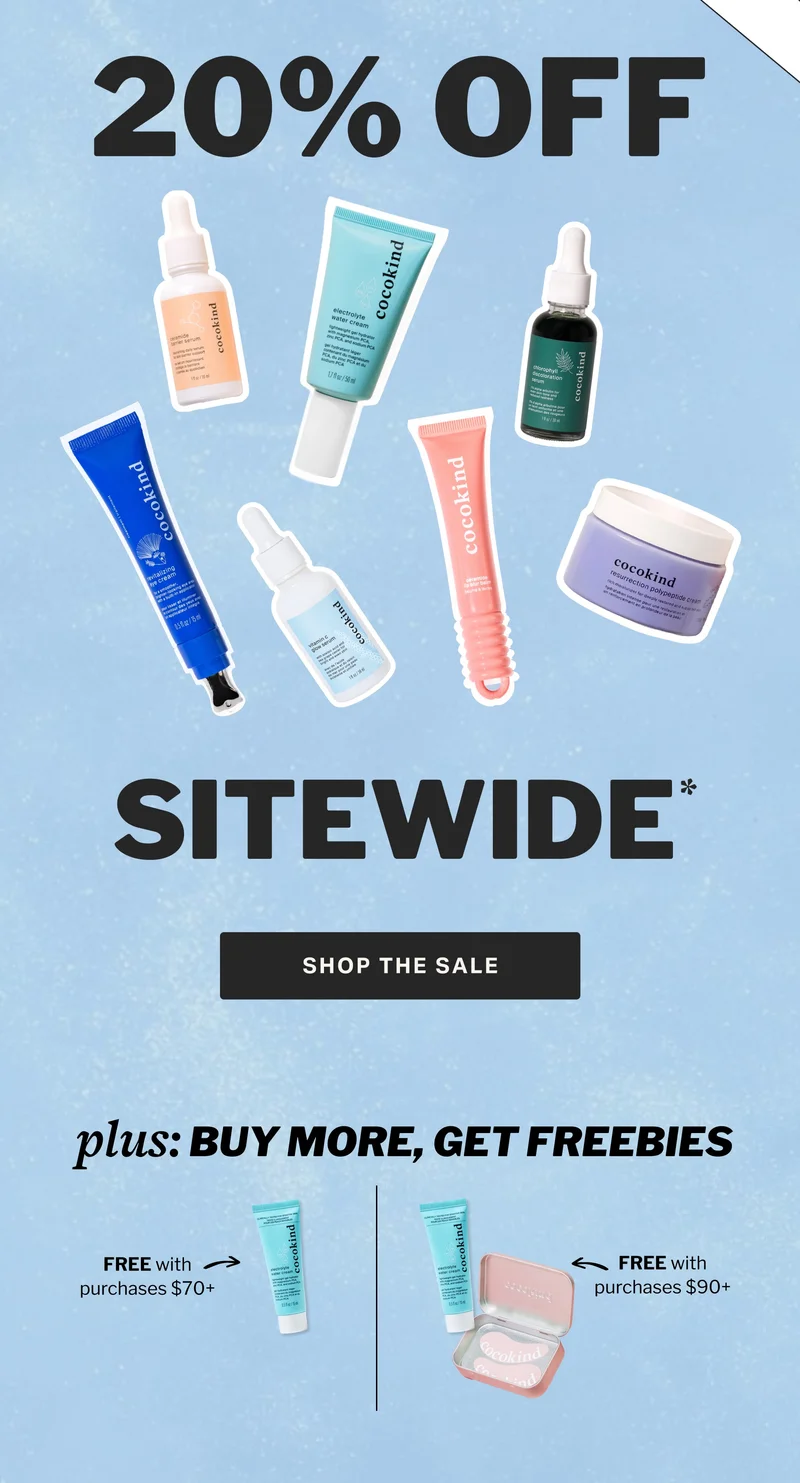 20% OFF sitewide*
