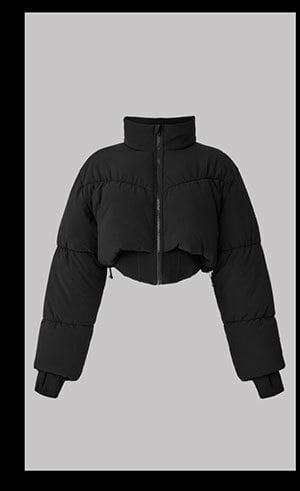 Main Act Corset Puffer - Black