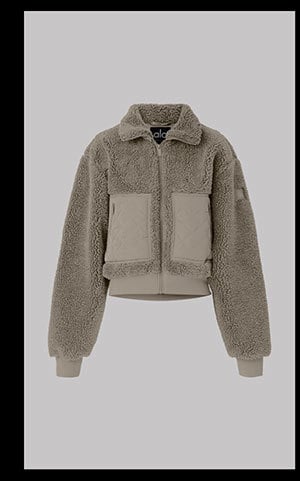 Sherpa Edge Bomber - Light Cocoa