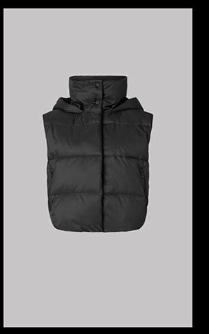 Gold Rush Puffer Vest - Black