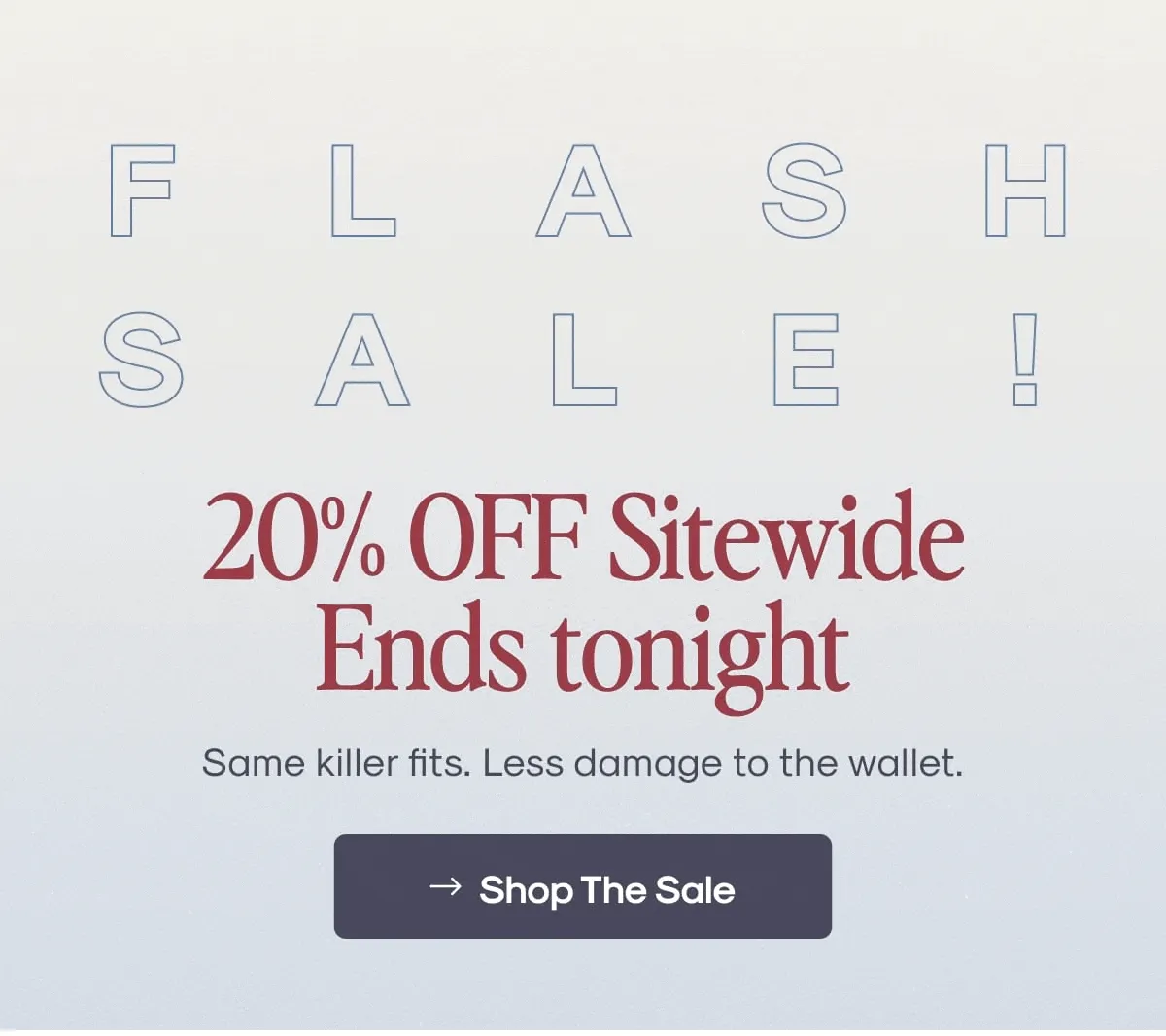 FLASH SALE