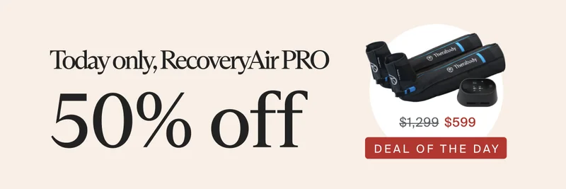 Today only, RecoveryAir PRO 50% OFF | DEAL OF THE DAY