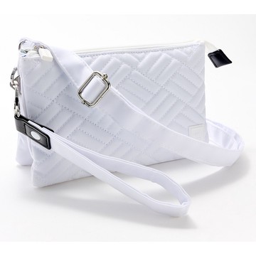 IHKWIP Triple Entry Quilted Crossbody with Wristlet Strap