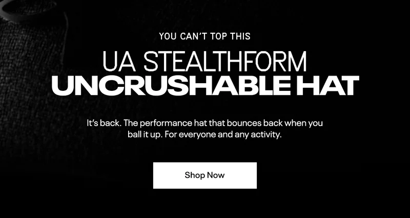 YOU CAN'T TOP THIS | UA StealthForm UNCRUSHABLE HAT | IT'S BACK