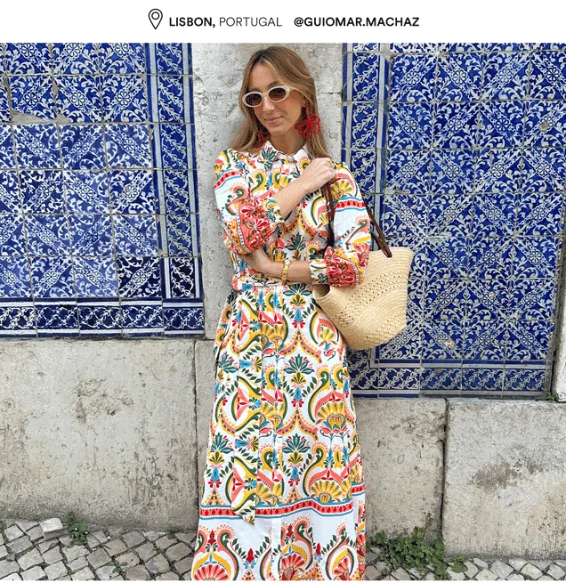 Clara Cotton Shirt Dress Multi, Ornamental Floral