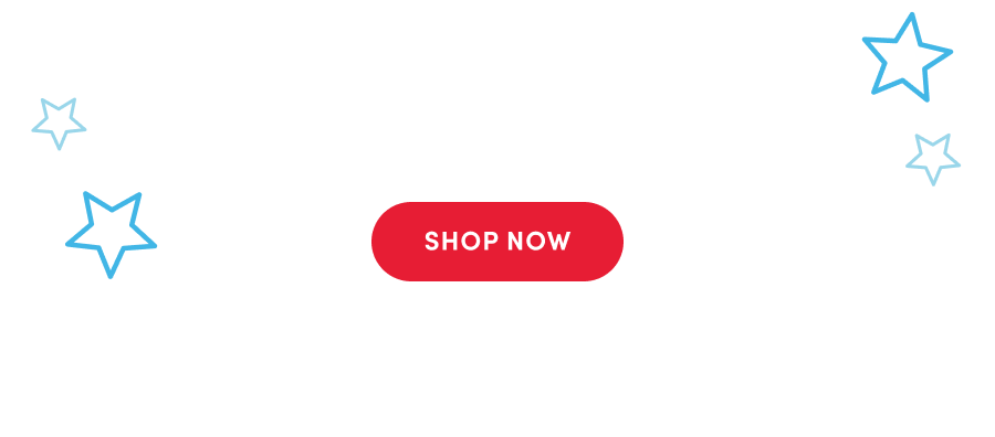 A festive banner with stars and bold text announcing nutribullet’s Memorial Day Sale