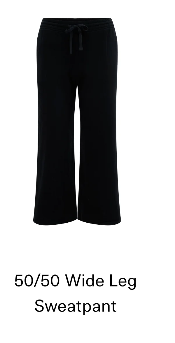 50/50 Wide Leg Sweatpant