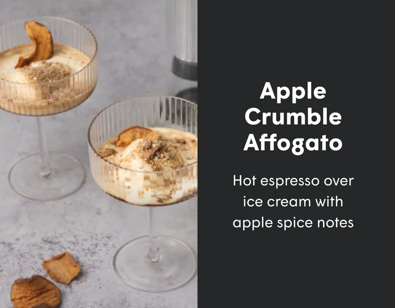 Apple Crumble Affogato