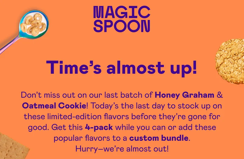 Time's almost up!