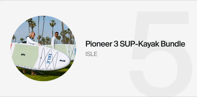 Win an ISLE Pioneer 3 SUP-Kayak Bundle