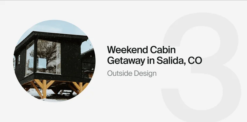 Win a Weekend Cabin Getaway with Outside Design