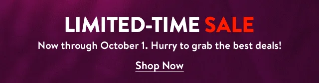Limited-time sale.
