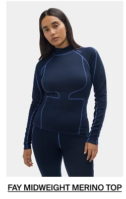Shop Fay Midnight Merino Top