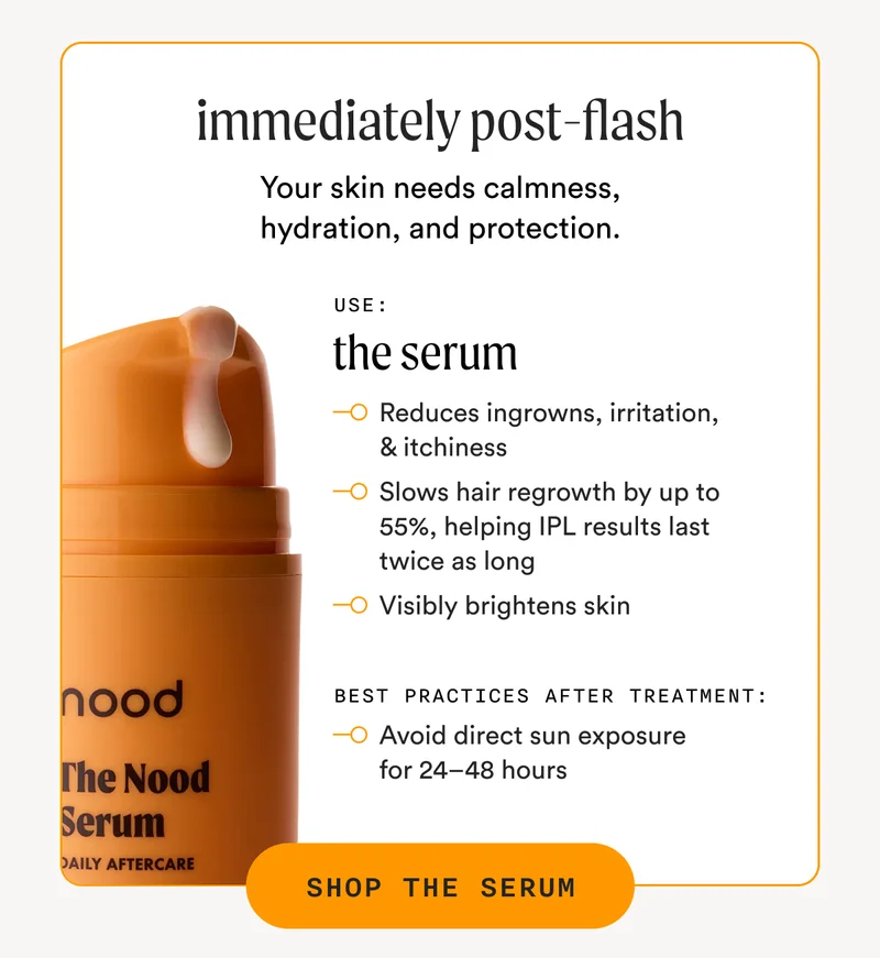 immediately Post-Flash - SHOP THE SERUM