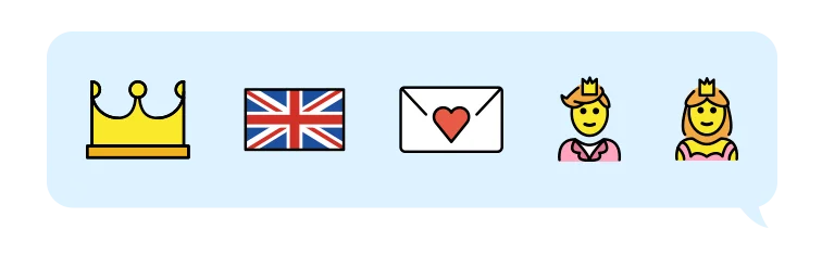 👑🇬🇧💌🤴👸