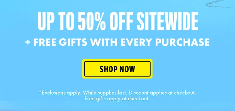 UP TO 50% OFF SITEWIDE