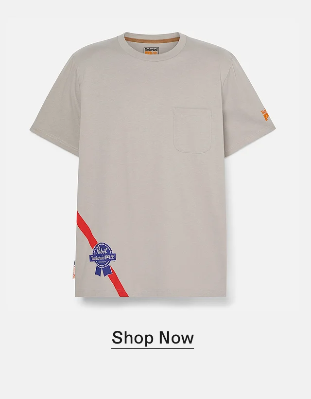 Men's Timberland PRO® and Pabst Blue Ribbon Short Sleeve T-Shirt. Shop Now.