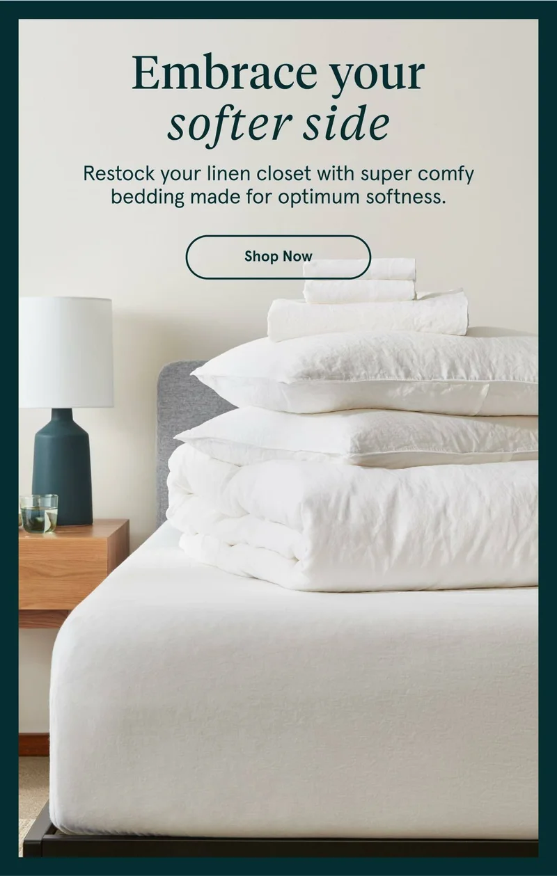 Embrace your softer side | Shop Now