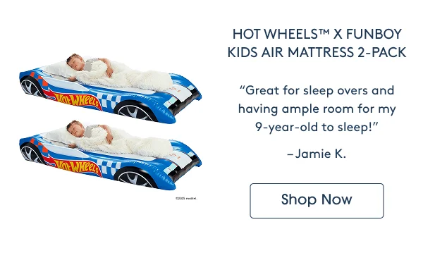 Shop - Hot Wheels™ x FUNBOY Kids Air Mattress 2-Pack