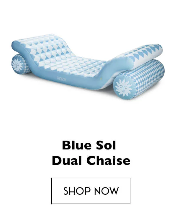 Blue Sol Dual Chaise
