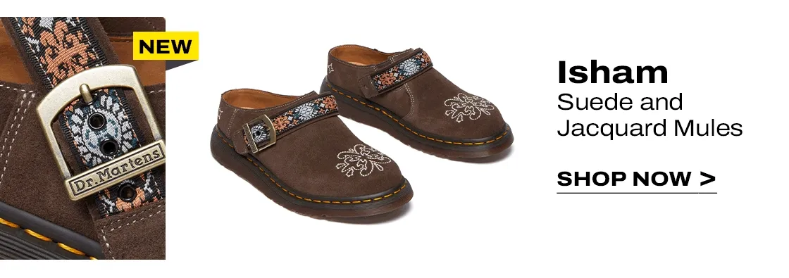 Isham Suede and Jacquard Mules