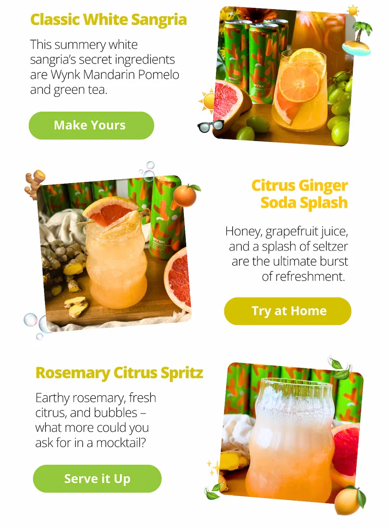 Mandarin Pomelo Mocktail Recipes